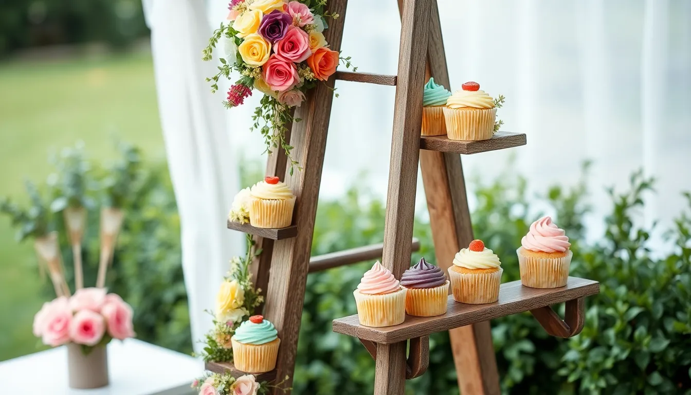 25 Stunning Wedding Cupcake Display Ideas That Will Wow Your Guests 10 25 Stunning Wedding Cupcake Display Ideas That Will Wow Your Guests 9