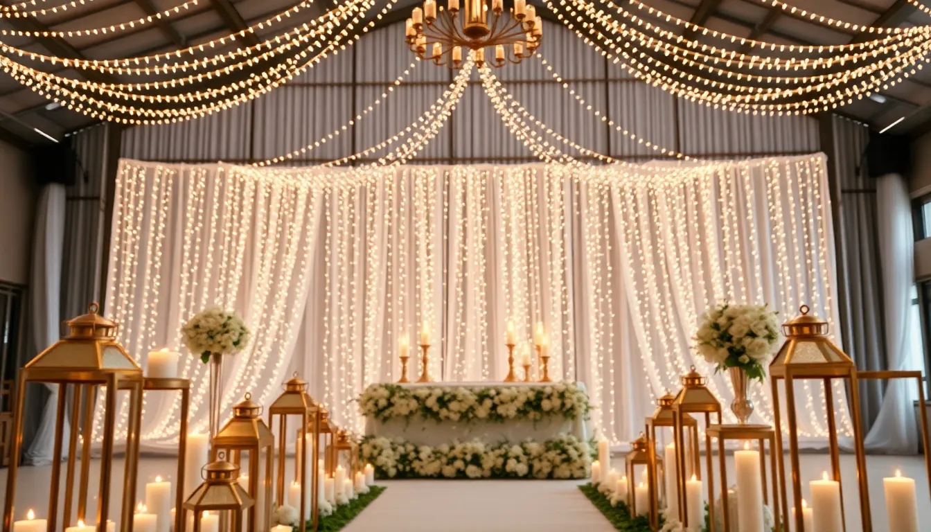 30 Stunning Indoor Wedding Backdrop Ideas to Transform Your Venue 9