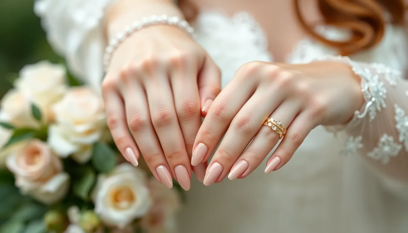 50+ Stunning Wedding Nail Ideas to Make Your Big Day Perfect 9