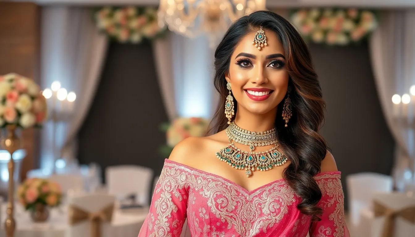 50+ Stunning Indian Reception Dress Ideas for Brides: Gowns & Traditional Styles 10 50+ Stunning Indian Reception Dress Ideas for Brides: Gowns & Traditional Styles 9