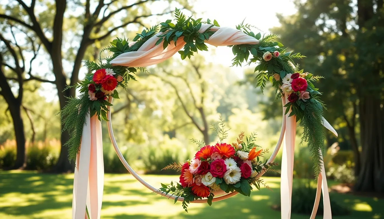 25 Stunning Round Wedding Arch Ideas That Will Make Your Big Day Unforgettable 10 25 Stunning Round Wedding Arch Ideas That Will Make Your Big Day Unforgettable 9