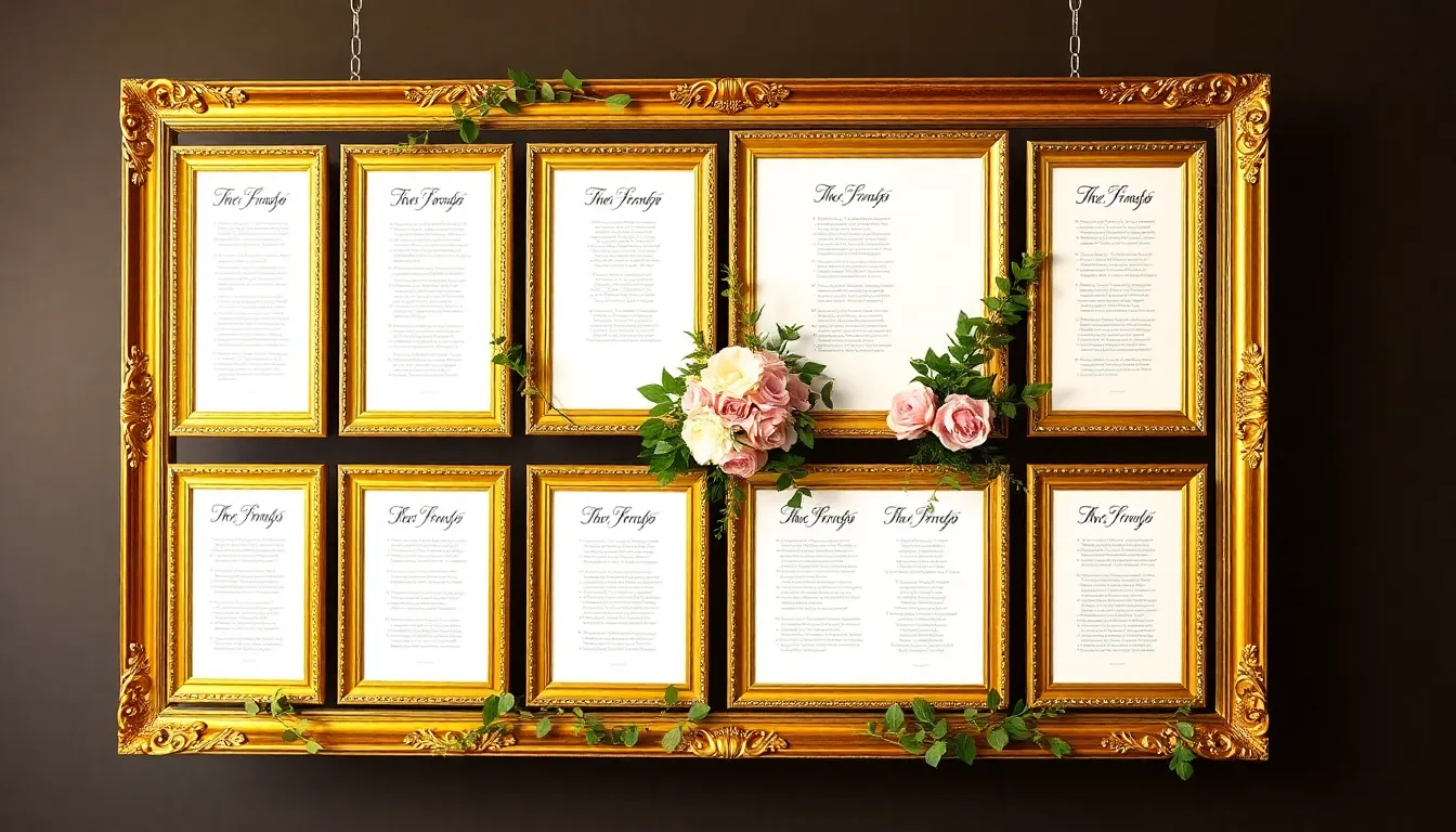 25 Stunning Wedding Seating Chart Ideas That'll Wow Your Guests (2025 Guide) 9