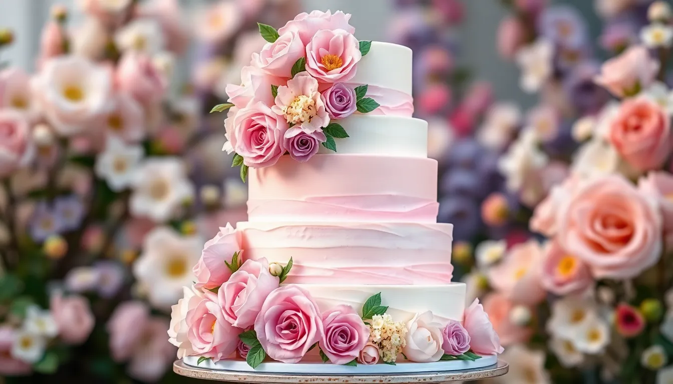 25 Stunning Spring Wedding Cake Ideas That'll Make Your Guests Swoon 10 25 Stunning Spring Wedding Cake Ideas That'll Make Your Guests Swoon 9
