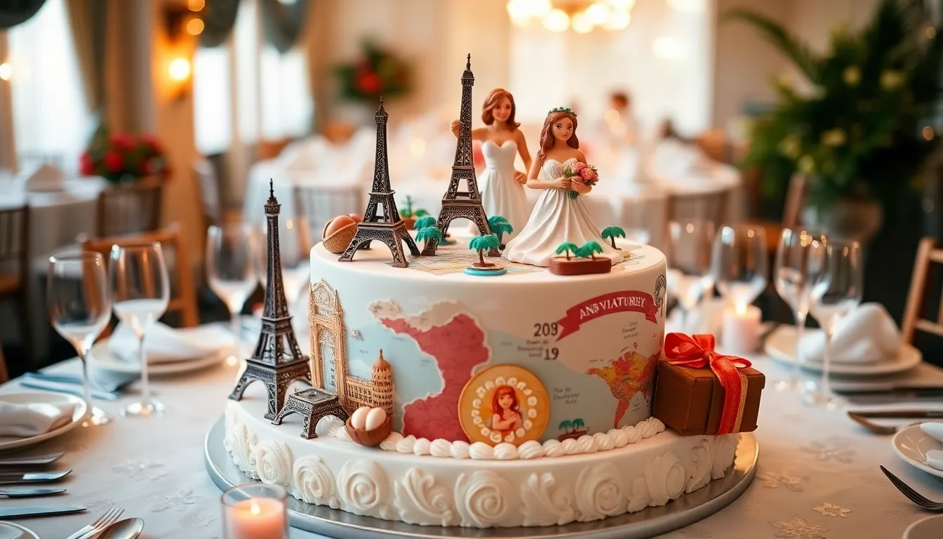 25 Stunning Wedding Anniversary Cake Ideas to Celebrate Your Love Story 9