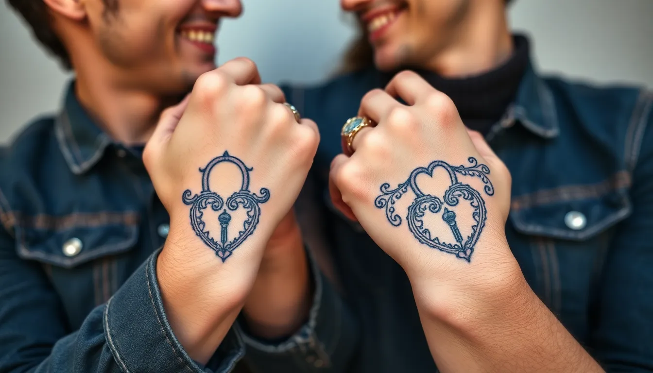 25 Romantic Wedding Anniversary Tattoo Ideas Couples Are Getting in 2025 10 25 Romantic Wedding Anniversary Tattoo Ideas Couples Are Getting in 2025 9