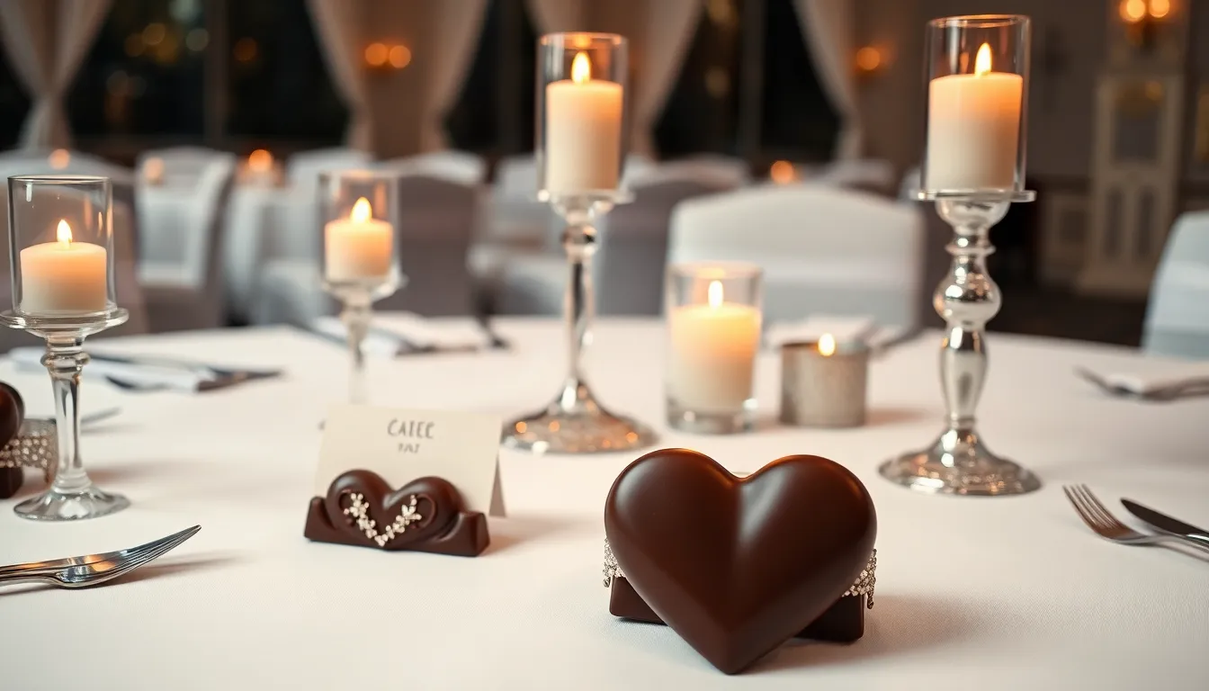25 Stunning Wedding Chocolate Decoration Ideas That'll Wow Your Guests 9