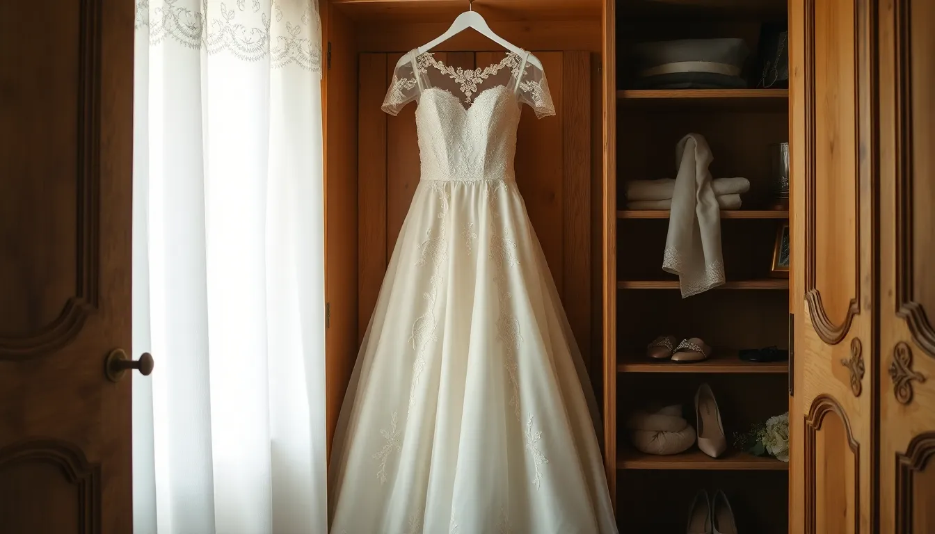 50 Creative Wedding Dress Display Ideas to Turn Your Gown Into Stunning Home Art 9