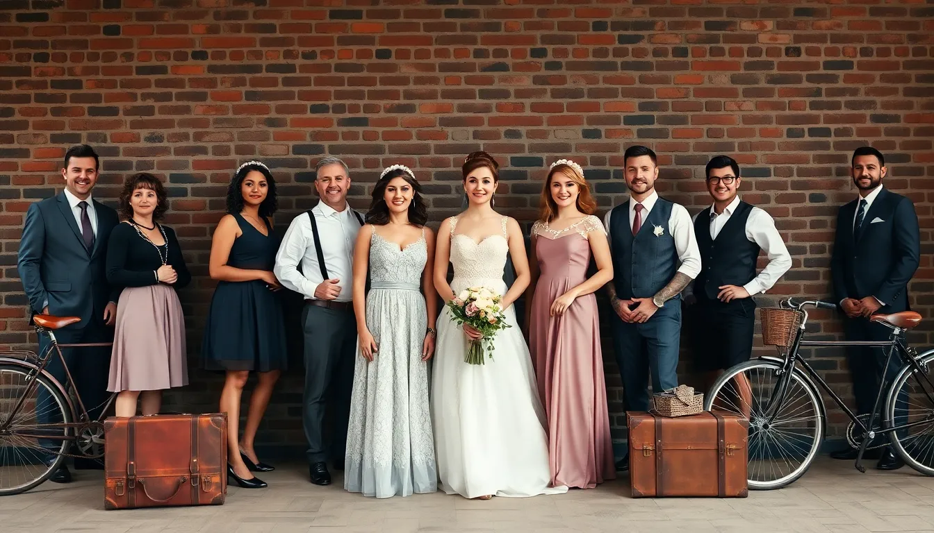 50 Stunning Wedding Group Photo Ideas That Will Make Your Guests Look Amazing 9