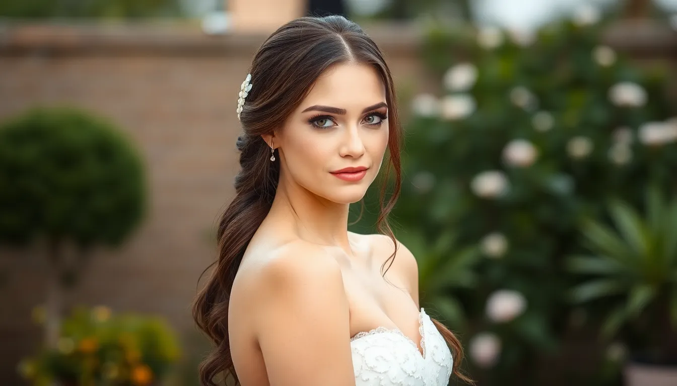25 Stunning Wedding Hair Ideas for Medium Length Hair That'll Make You Shine 9