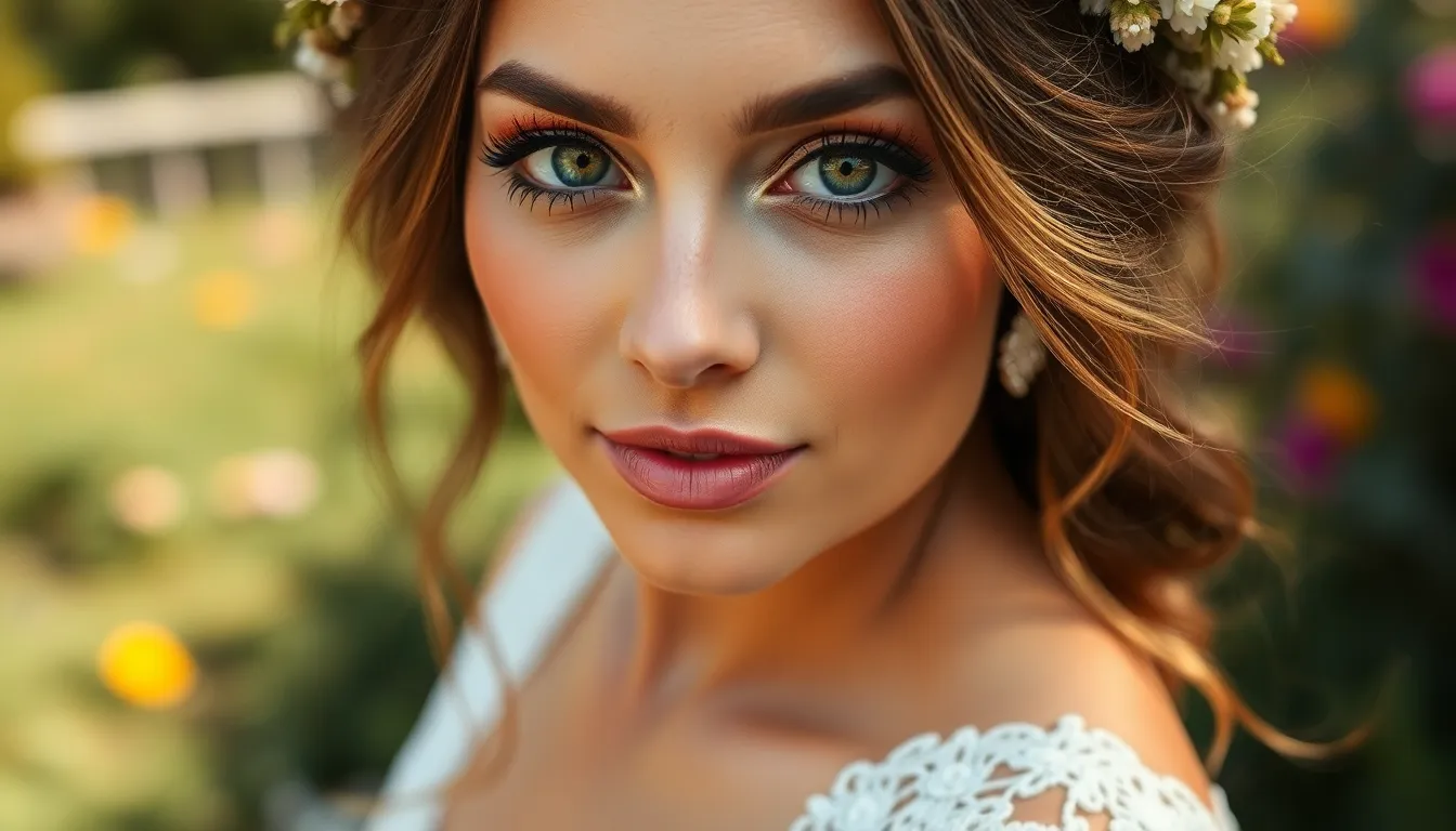 25 Stunning Wedding Makeup Ideas for Brown Eyes That'll Make You Shine on Your Big Day 9