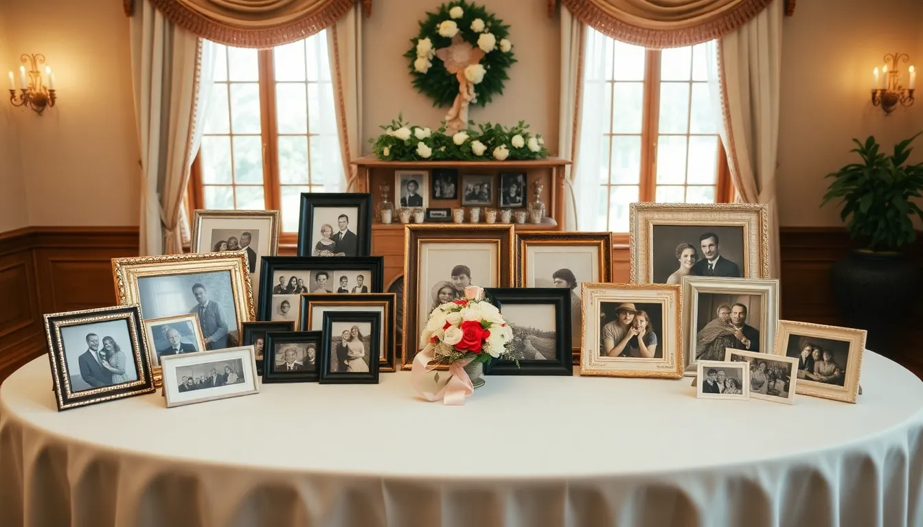 15 Beautiful Wedding Memory Table Ideas to Honor Loved Ones at Your Big Day 9