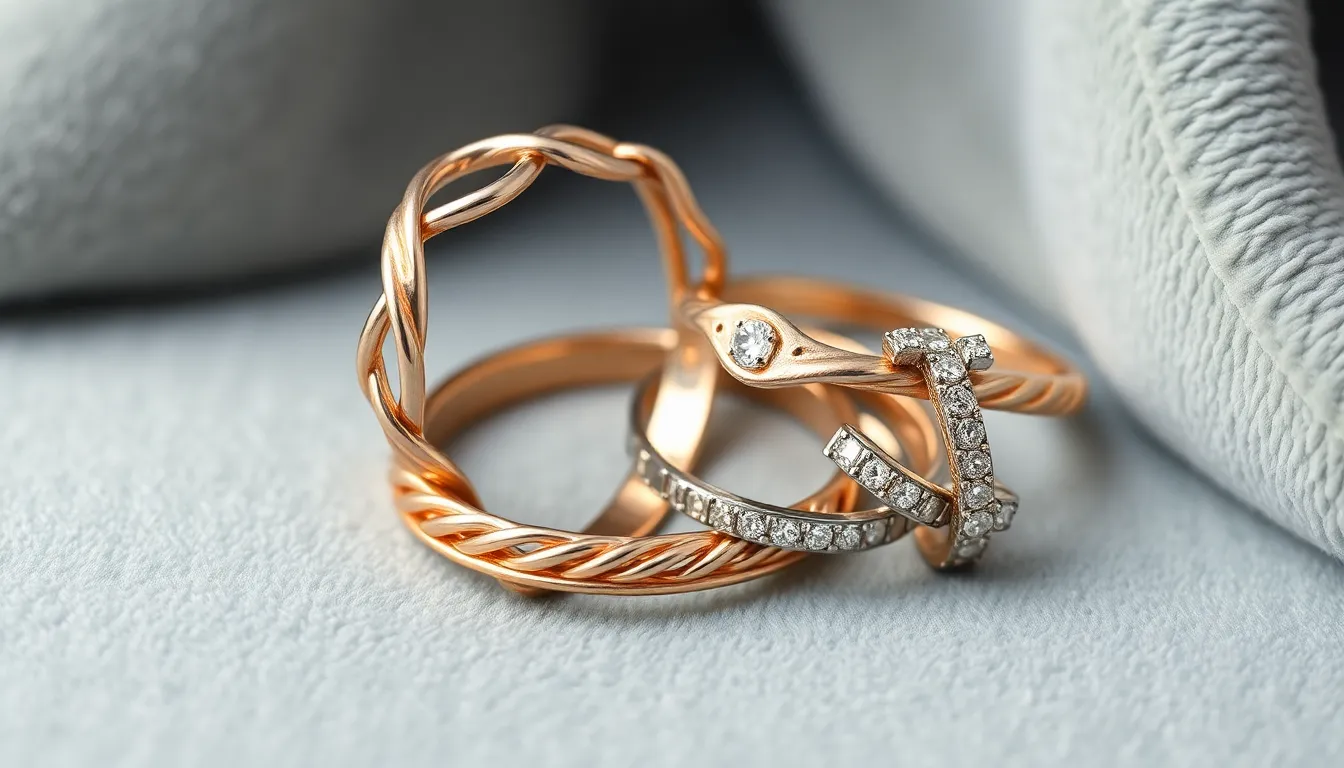 47 Unique Wedding Ring Ideas That Break All the Traditional Rules (2025) 9