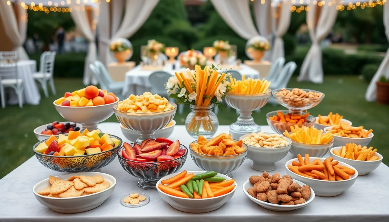 50+ Wedding Snack Table Ideas That Will Wow Your Guests (Plus Budget Tips!) 10 50+ Wedding Snack Table Ideas That Will Wow Your Guests (Plus Budget Tips!) 9