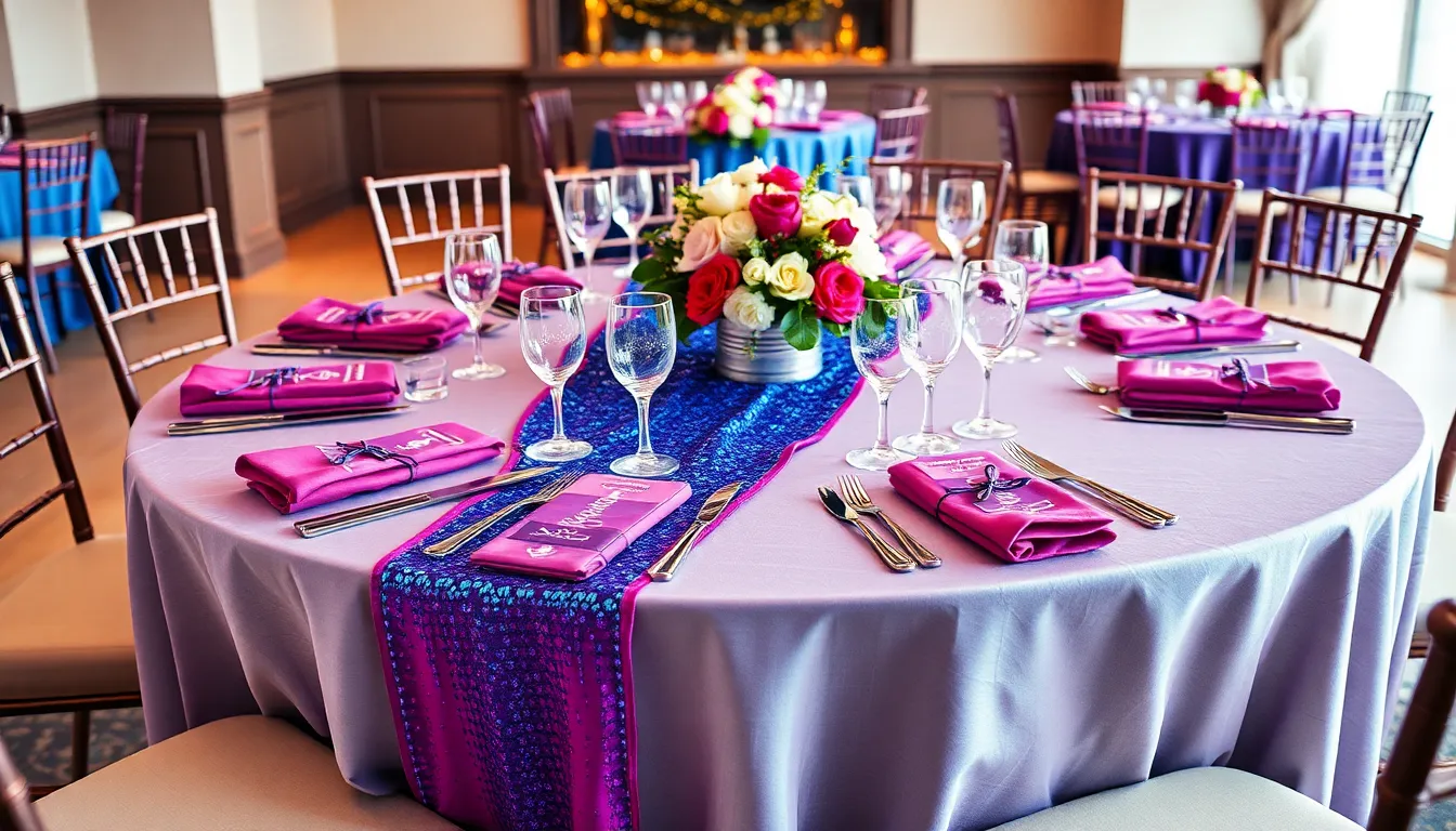 25 Stunning Wedding Table Linen Ideas to Transform Your Reception Tables 10 25 Stunning Wedding Table Linen Ideas to Transform Your Reception Tables 9