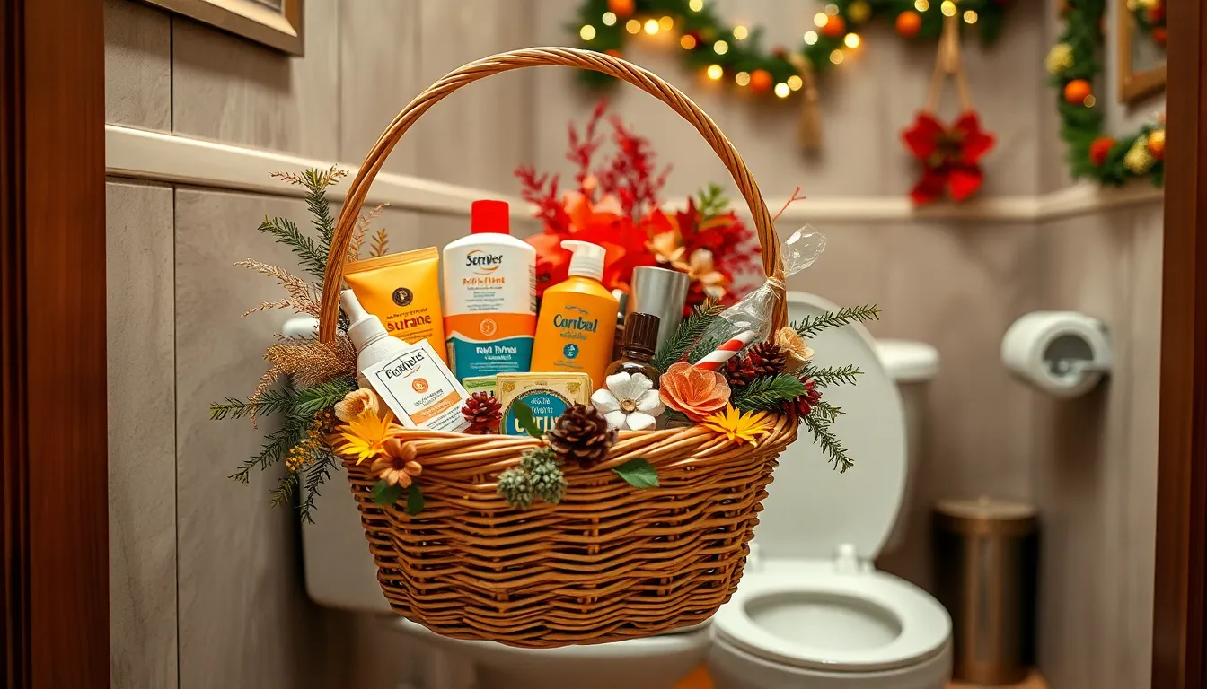 25 Wedding Toilet Basket Ideas Your Guests Will Actually Thank You For 10 25 Wedding Toilet Basket Ideas Your Guests Will Actually Thank You For 9