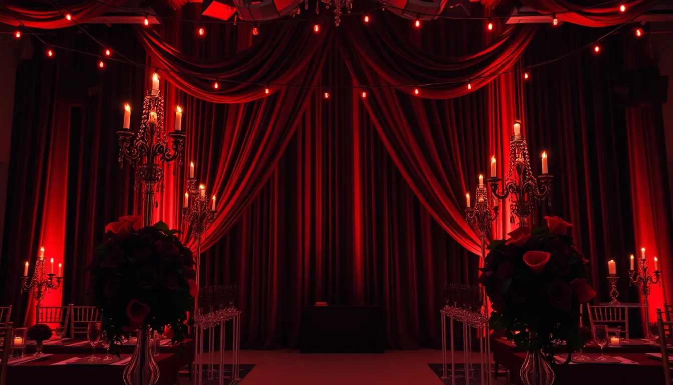 47 Stunning Black and Red Wedding Ideas That Will Leave Guests Speechless 11