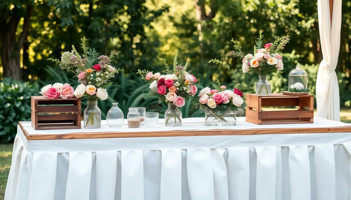 25 Stunning Wedding Buffet Table Decor Ideas That Will Wow Your Guests 12 25 Stunning Wedding Buffet Table Decor Ideas That Will Wow Your Guests 11