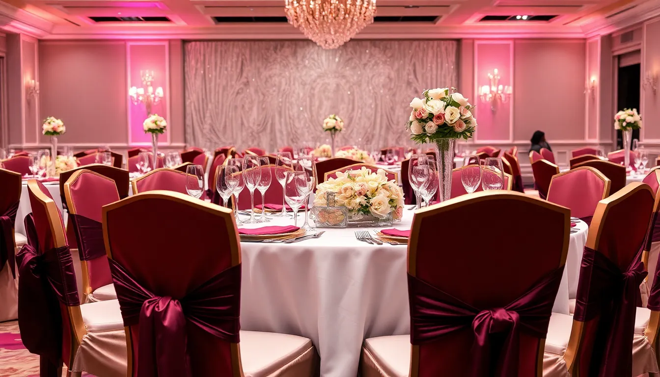 50 Stunning Chair Sash Ideas for Wedding Receptions That'll Wow Your Guests 12 50 Stunning Chair Sash Ideas for Wedding Receptions That'll Wow Your Guests 11