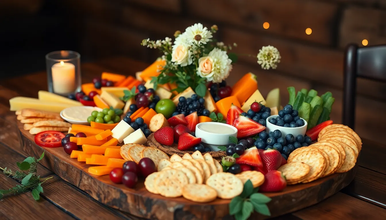 25 Stunning Charcuterie Board Ideas for Your Wedding Reception 11