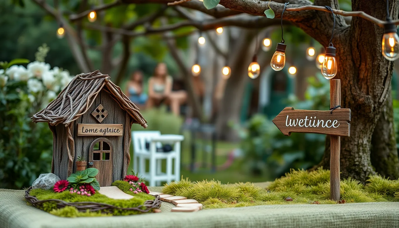 25 Magical Fairy Garden Wedding Ideas to Create Your Dream Enchanted Celebration 12 25 Magical Fairy Garden Wedding Ideas to Create Your Dream Enchanted Celebration 11