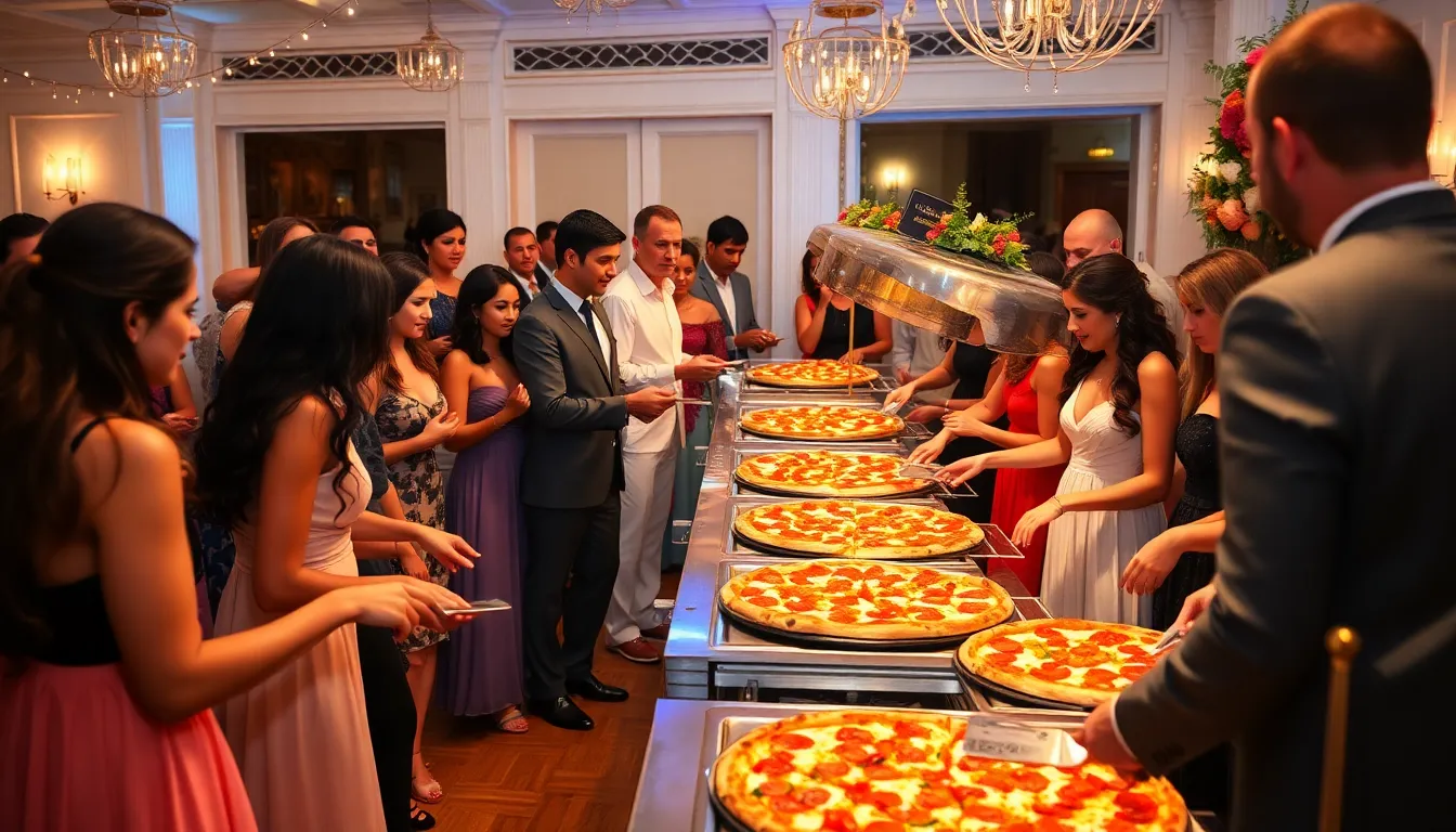 15 Creative Pizza Wedding Reception Ideas That Will Wow Your Guests 12 15 Creative Pizza Wedding Reception Ideas That Will Wow Your Guests 11