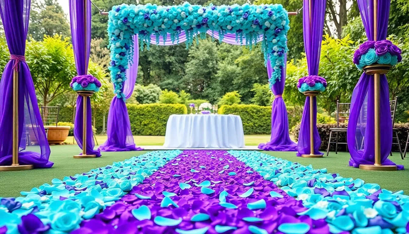 15 Stunning Purple and Turquoise Wedding Ideas That Will Make Your Day Unforgettable 12 15 Stunning Purple and Turquoise Wedding Ideas That Will Make Your Day Unforgettable 11