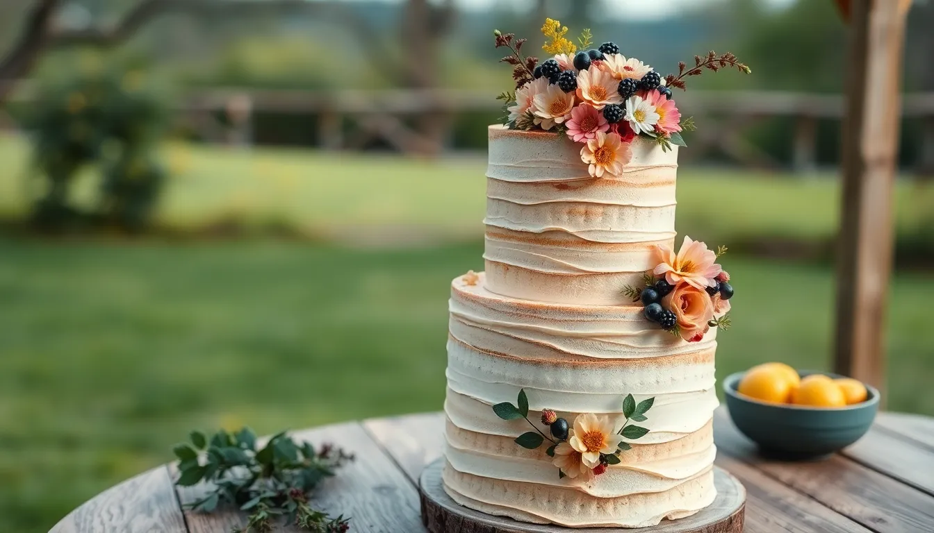 25 Stunning Rustic Wedding Cake Ideas That'll Make Your Guests Say "Wow!" 12 25 Stunning Rustic Wedding Cake Ideas That'll Make Your Guests Say "Wow!" 11
