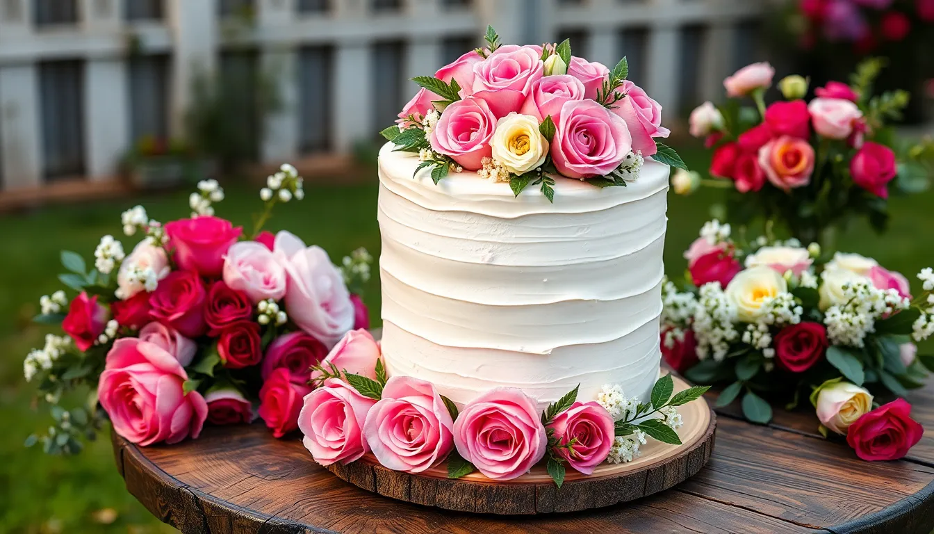 25 Simple Wedding Cake Ideas That Look Expensive (But Aren't!) 11