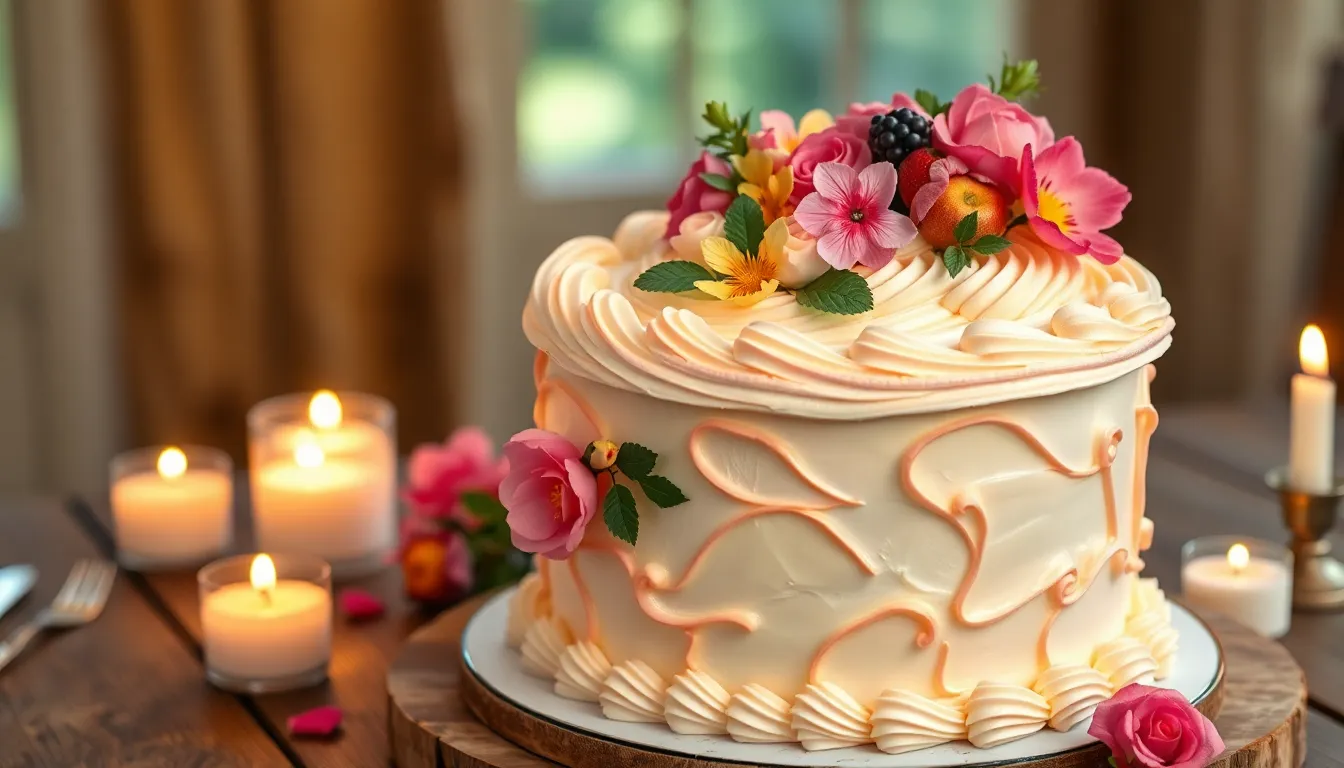 25 Stunning Wedding Anniversary Cake Ideas to Celebrate Your Love Story 11