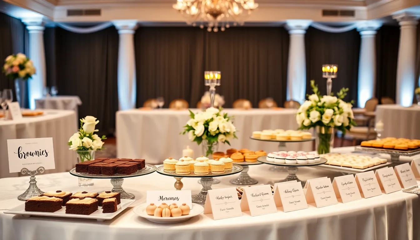 25 Stunning Wedding Dessert Table Ideas That Will Wow Your Guests (On Any Budget) 12 25 Stunning Wedding Dessert Table Ideas That Will Wow Your Guests (On Any Budget) 11
