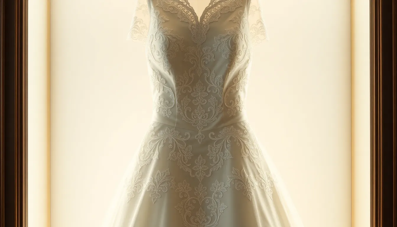 50 Creative Wedding Dress Display Ideas to Turn Your Gown Into Stunning Home Art 11