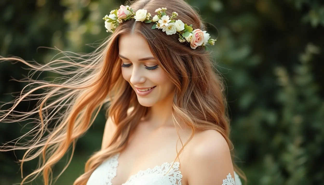 25 Stunning Wedding Hair Ideas for Long Hair: From Elegant Updos to Boho Braids 12 25 Stunning Wedding Hair Ideas for Long Hair: From Elegant Updos to Boho Braids 11