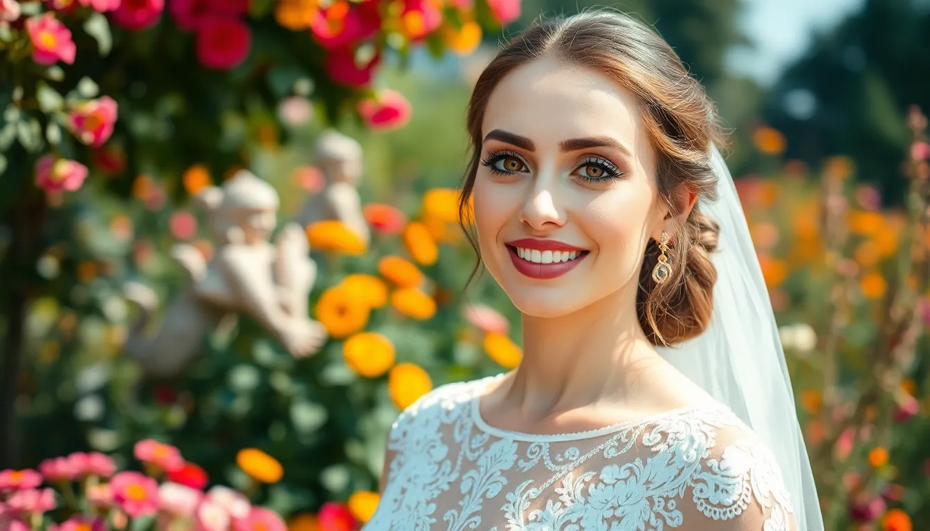 25 Stunning Wedding Makeup Ideas for Brown Eyes That'll Make You Shine on Your Big Day 11