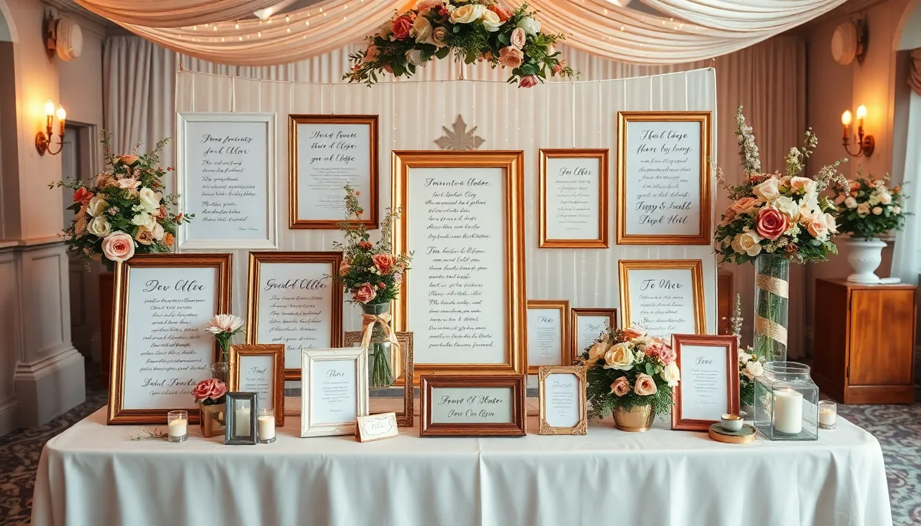 15 Beautiful Wedding Memory Table Ideas to Honor Loved Ones at Your Big Day 11