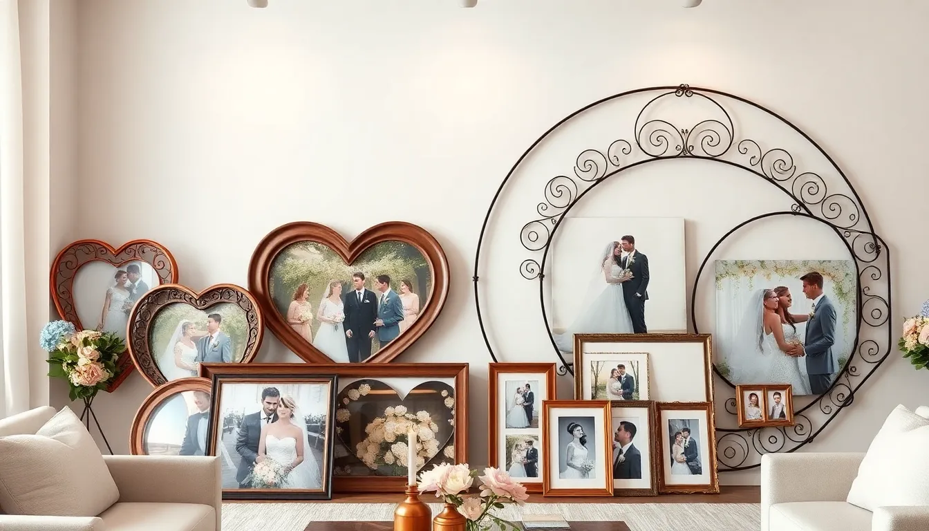 25 Stunning Wedding Picture Frame Ideas to Display Your Special Day Memories 12 25 Stunning Wedding Picture Frame Ideas to Display Your Special Day Memories 11