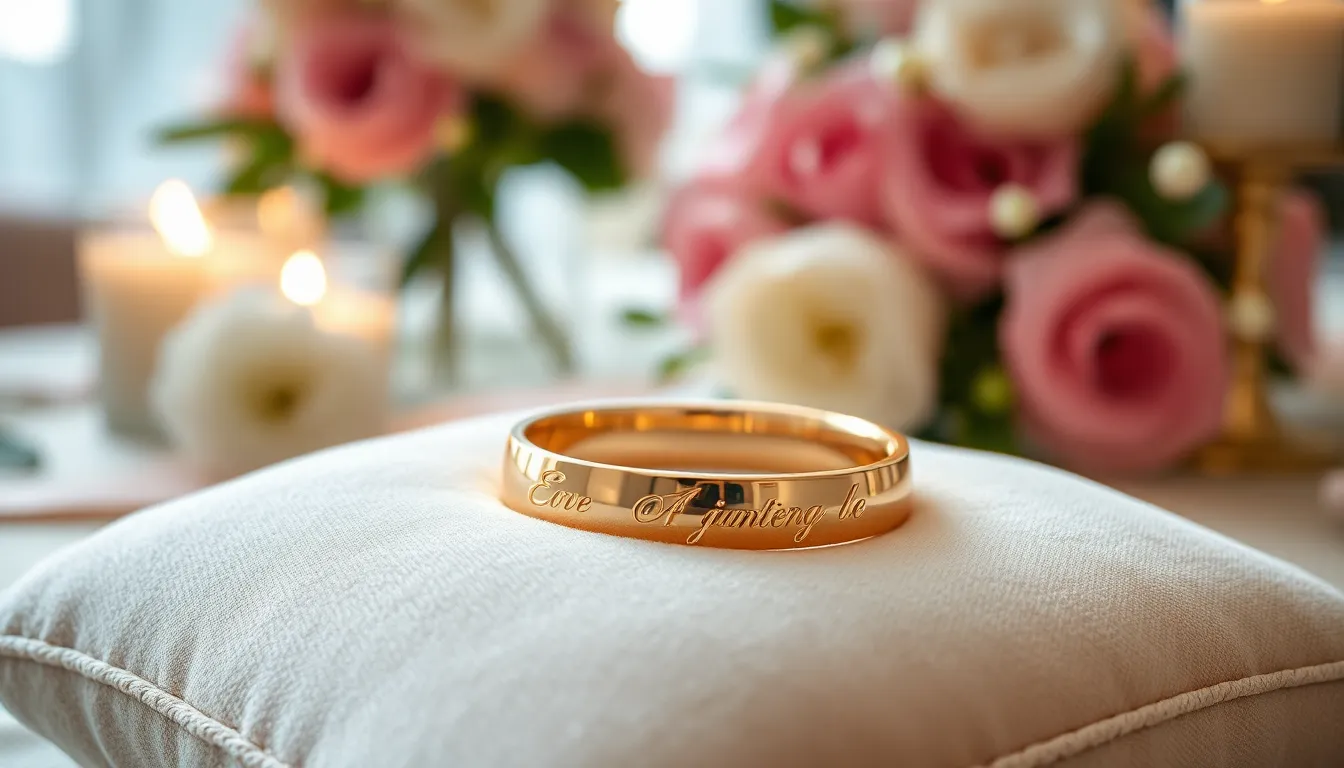 50+ Wedding Ring Engraving Ideas: Romantic, Classic & Creative Inscriptions 11