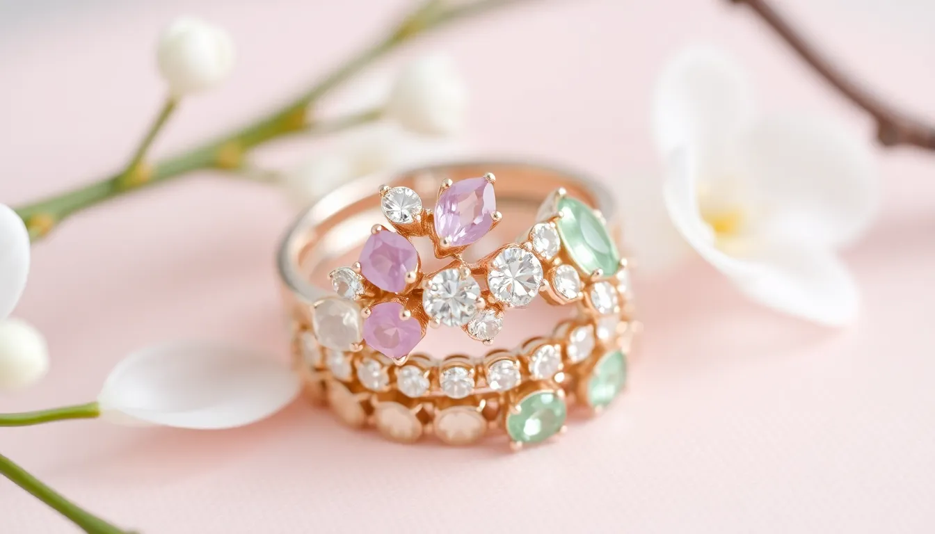 25 Stunning Wedding Ring Stack Ideas to Create Your Perfect Bridal Set 12 25 Stunning Wedding Ring Stack Ideas to Create Your Perfect Bridal Set 11