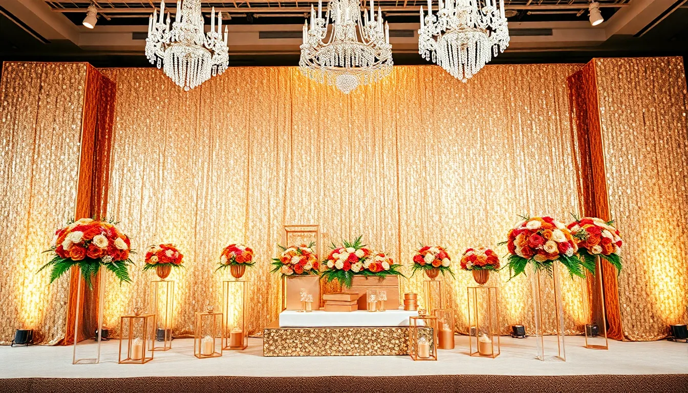 50 Stunning Wedding Stage Design Backdrop Ideas for Your Dream Day 12 50 Stunning Wedding Stage Design Backdrop Ideas for Your Dream Day 11