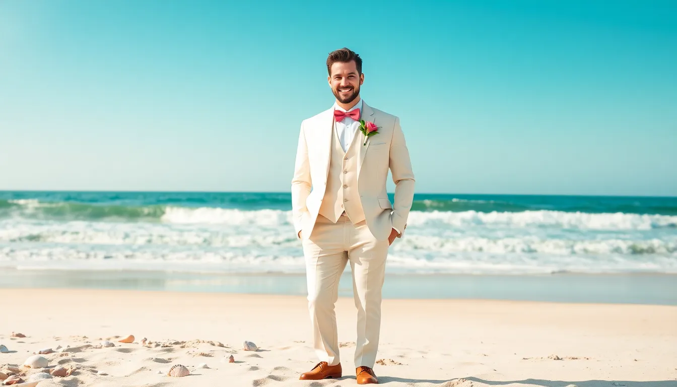 21 Stylish Wedding Suit Ideas for Men: From Classic Tuxedos to Bold Patterns 12 21 Stylish Wedding Suit Ideas for Men: From Classic Tuxedos to Bold Patterns 11