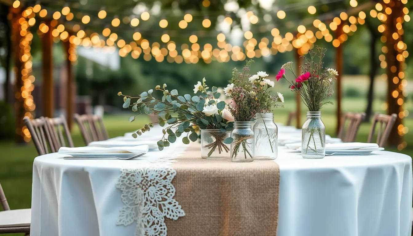 25 Stunning Wedding Table Linen Ideas to Transform Your Reception Tables 12 25 Stunning Wedding Table Linen Ideas to Transform Your Reception Tables 11