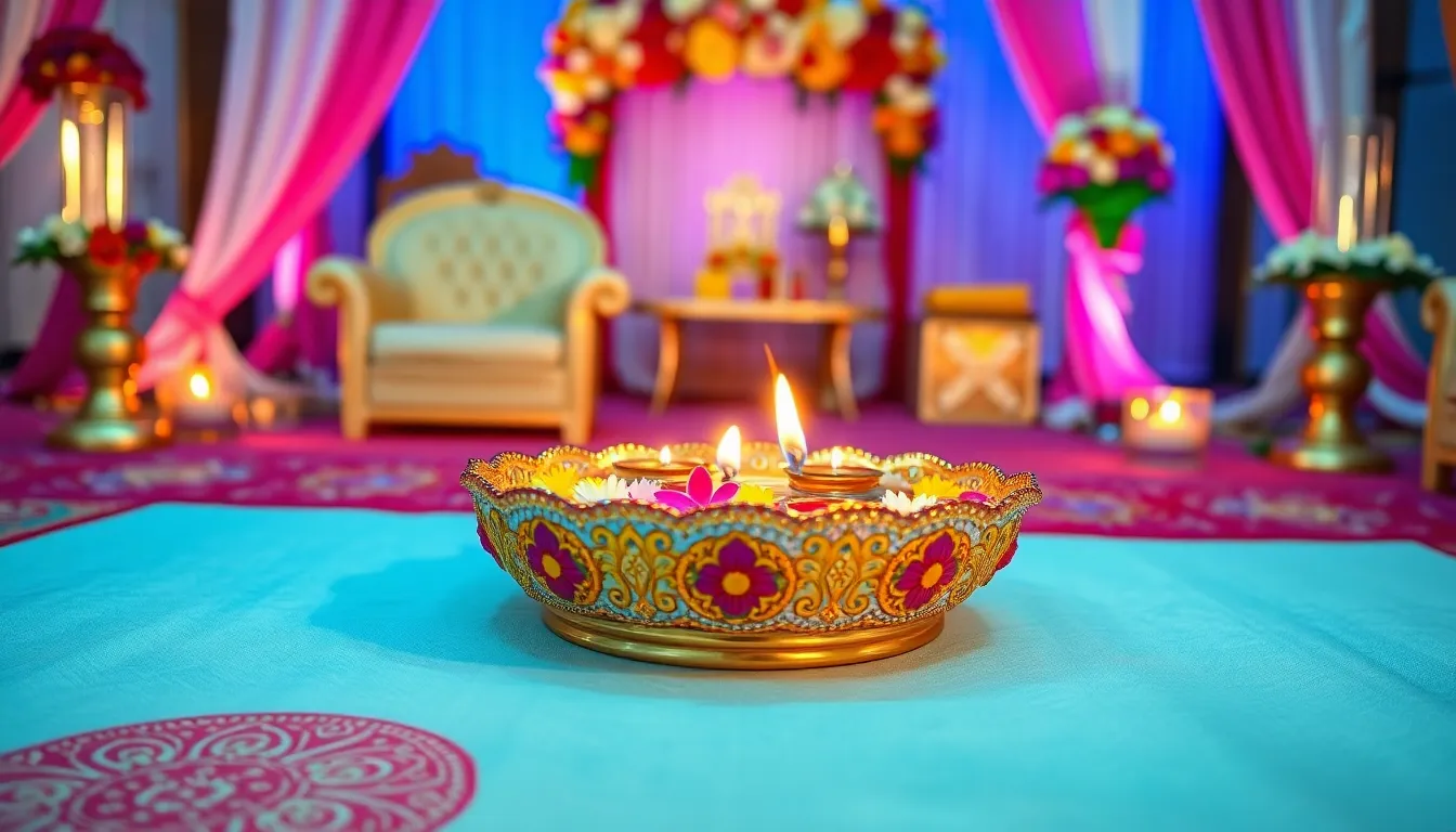 25 Stunning Aarti Thali Decoration Ideas for Wedding That'll Wow Your Guests 14 25 Stunning Aarti Thali Decoration Ideas for Wedding That'll Wow Your Guests 13