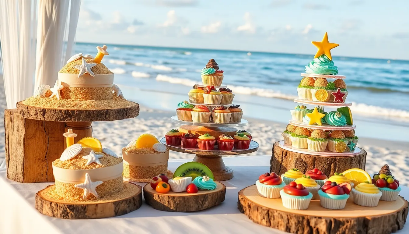 25 Stunning Beach Wedding Cake Ideas That Will Make Your Seaside Celebration Unforgettable 14 25 Stunning Beach Wedding Cake Ideas That Will Make Your Seaside Celebration Unforgettable 13