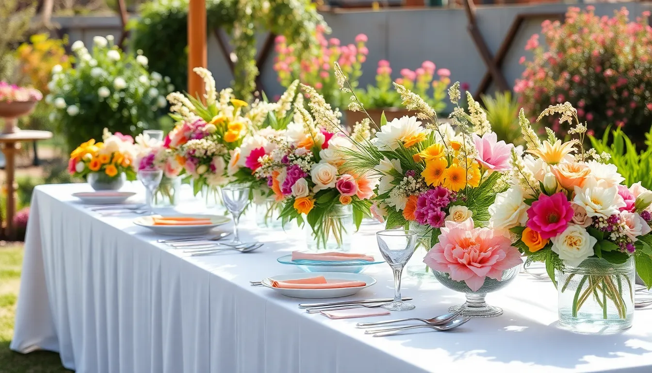 25 Stunning Wedding Buffet Table Decor Ideas That Will Wow Your Guests 14 25 Stunning Wedding Buffet Table Decor Ideas That Will Wow Your Guests 13