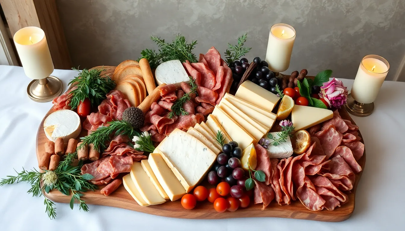 25 Stunning Charcuterie Board Ideas for Your Wedding Reception 13