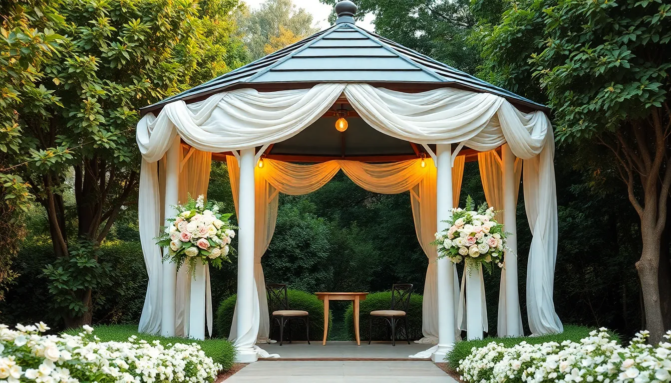 25 Stunning Gazebo Decorating Ideas for Your Dream Wedding (2025 Guide) 13