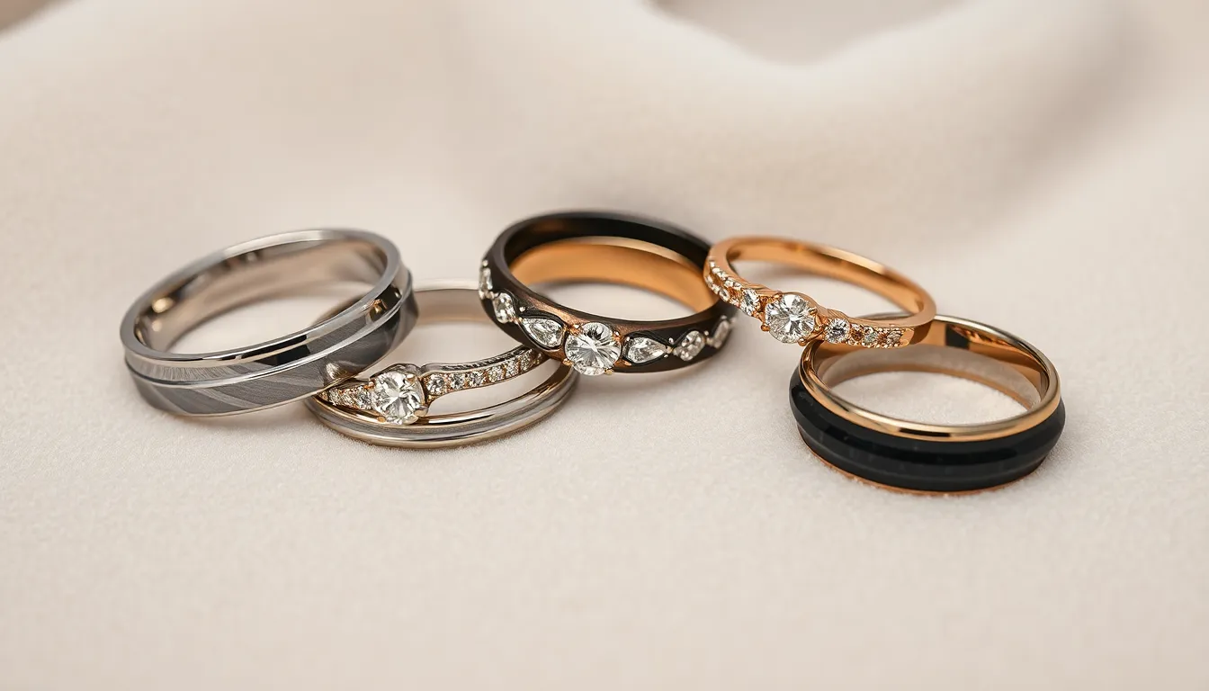 25 Stunning Wedding Band Ideas for Women: Classic to Modern Styles 14 25 Stunning Wedding Band Ideas for Women: Classic to Modern Styles 13