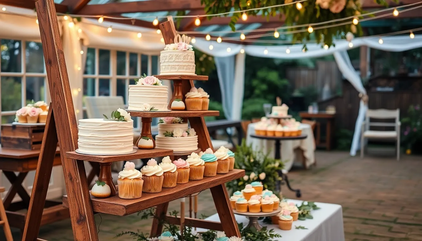 25 Stunning Wedding Cake Stand Ideas That Will Make Your Cake the Perfect Centerpiece 13