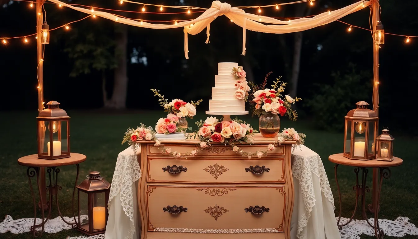 50 Stunning Wedding Cake Table Ideas That Will Wow Your Guests (2025 Guide) 13