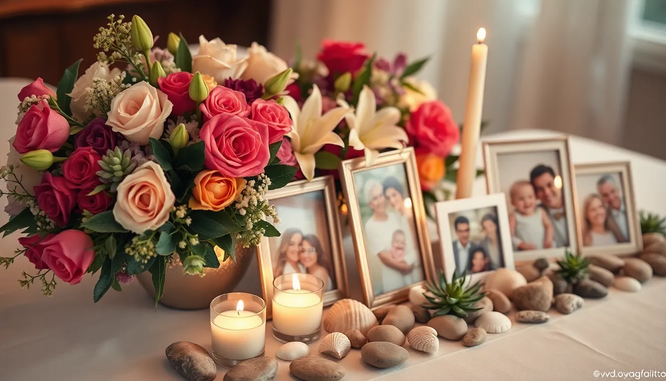 15 Beautiful Wedding Memory Table Ideas to Honor Loved Ones at Your Big Day 13