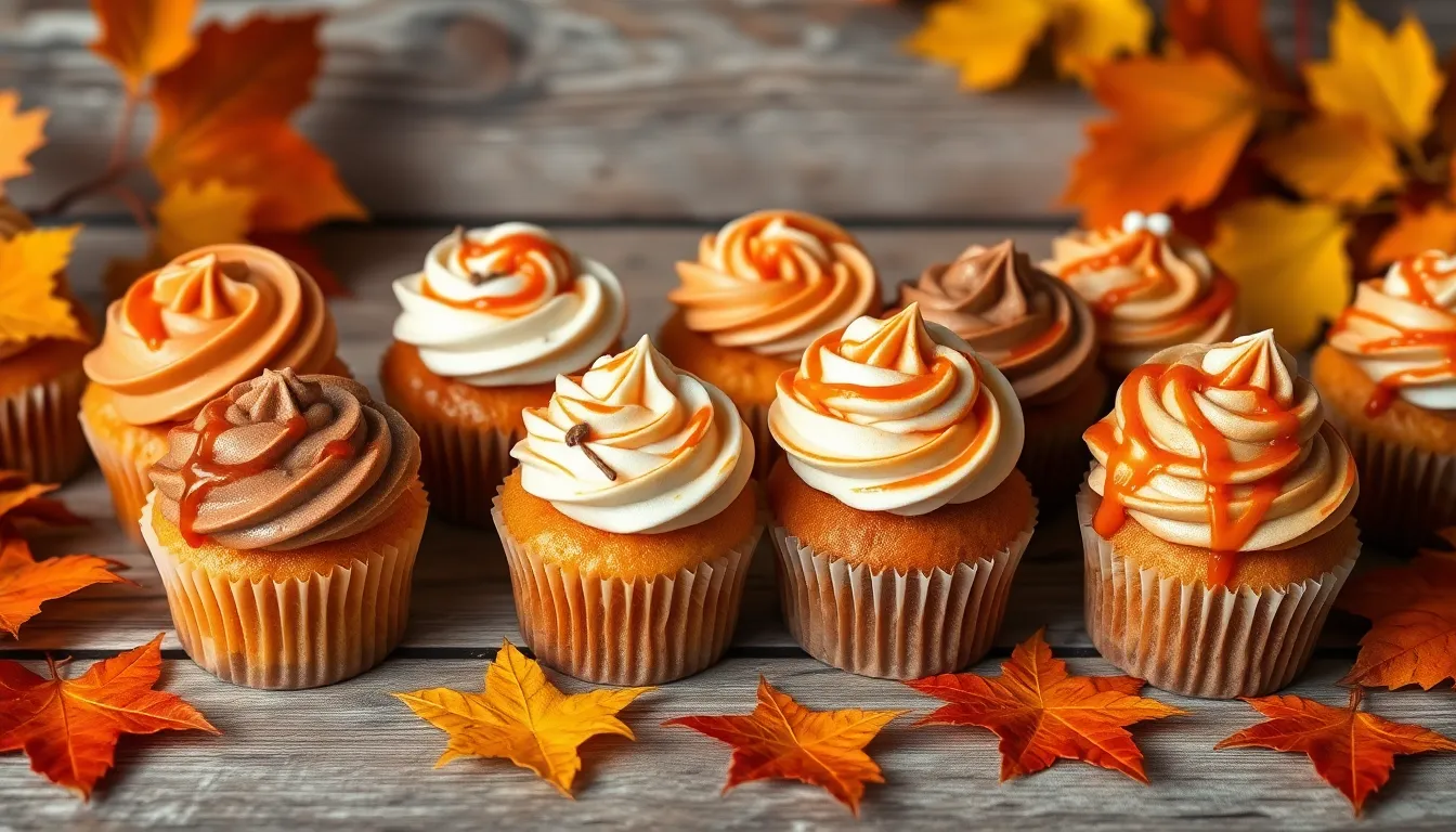 25 Stunning Fall Wedding Cupcakes Ideas That Will Wow Your Guests 15